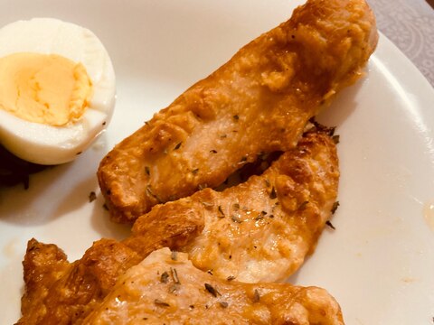 揚げない⭐鶏胸肉のジューシースティックチキン♪